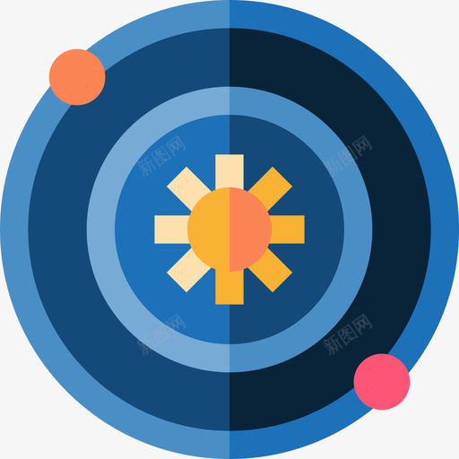 太阳系宇宙4平坦图标svg_新图网 https://ixintu.com 太阳系 宇宙4 平坦