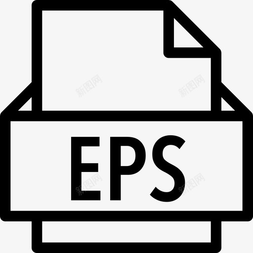Eps文件格式线性图标svg_新图网 https://ixintu.com Eps 文件格式 线性