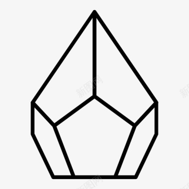 形状三维几何图标图标
