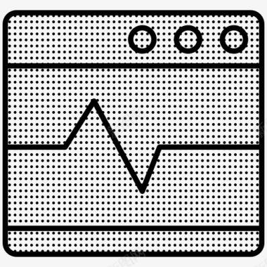 心跳心电图药物图标图标