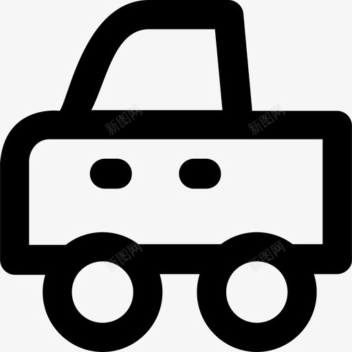 汽车运输元件粗体圆形图标svg_新图网 https://ixintu.com 汽车 粗体圆形 运输元件