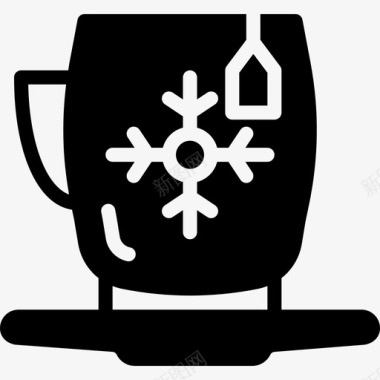 茶杯冬季3装满图标图标