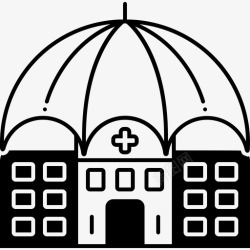 保险赔偿的图标医院保险医院赔偿保险医疗保险图标高清图片