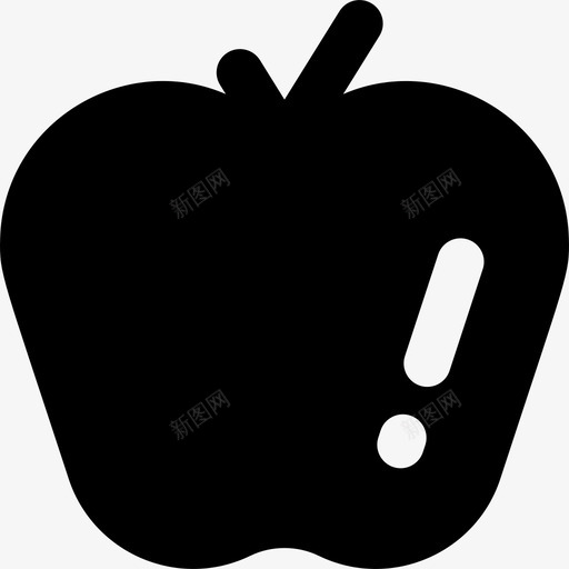苹果科学型填充型图标svg_新图网 https://ixintu.com 填充型 科学型 苹果