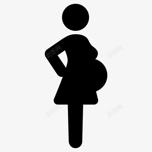 怀孕婴儿母亲图标svg_新图网 https://ixintu.com 婴儿 怀孕 母亲