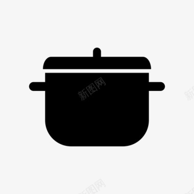 锅厨师食物图标图标