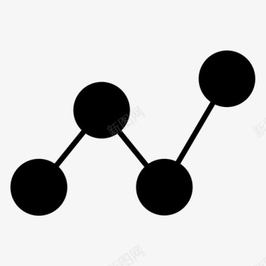 折线图分析见解图标图标