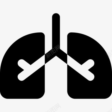 肺部医院7充满图标图标