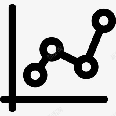 折线图商务和办公7直线图标图标