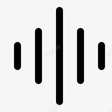音频波均衡器音乐图标图标