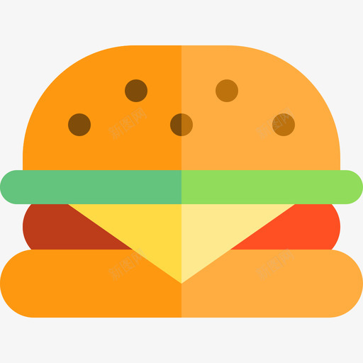 汉堡套餐2无糖图标svg_新图网 https://ixintu.com 套餐2 无糖 汉堡