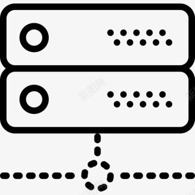 服务器基本设置2线性图标图标