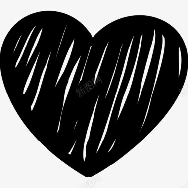 心脏web元素编译黑色图标图标