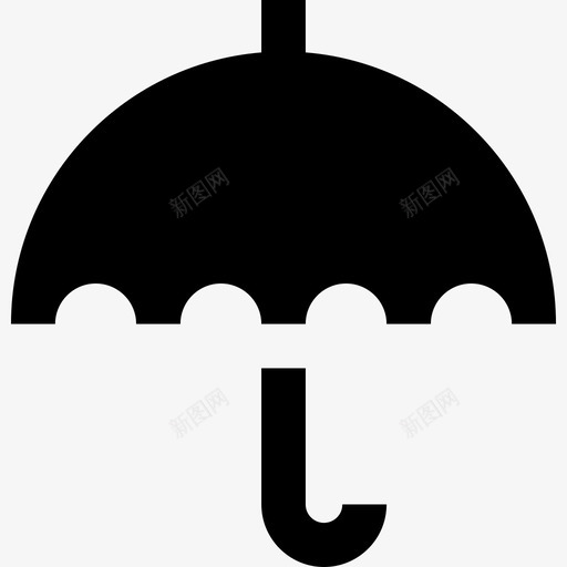 雨伞秋季3填充图标svg_新图网 https://ixintu.com 填充 秋季3 雨伞