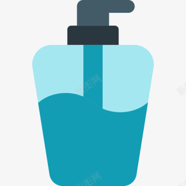 香皂美容扁平图标图标