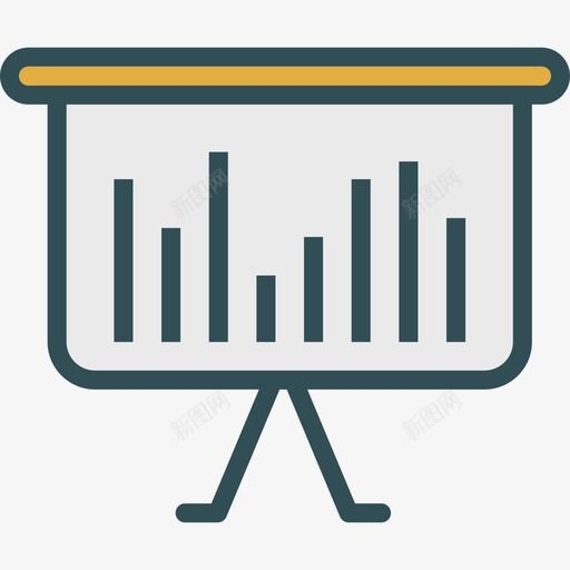 条形图市场营销3线性颜色图标svg_新图网 https://ixintu.com 市场营销3 条形图 线性颜色