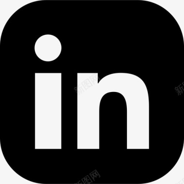 Linkedin社交媒体9稳定图标图标