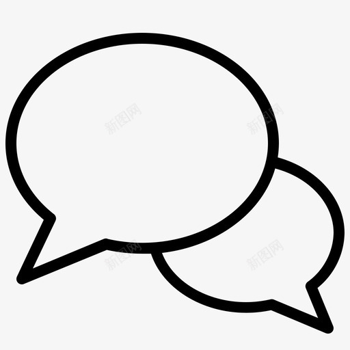 语音气泡通信对话图标svg_新图网 https://ixintu.com 对话 用户界面 电话 移动 语音气泡 通信