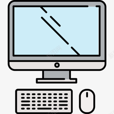 计算机设备9彩色128px图标图标