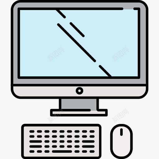 计算机设备9彩色128px图标svg_新图网 https://ixintu.com 彩色128px 计算机 设备9