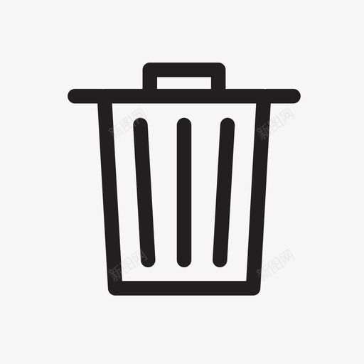 TRASH BINsvg_新图网 https://ixintu.com TRASH BIN