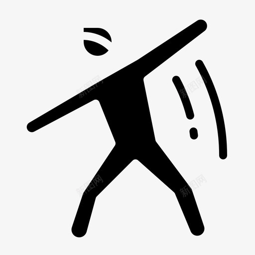 锻炼跳舞人图标svg_新图网 https://ixintu.com 人 爱好扎实 跳舞 运动 锻炼