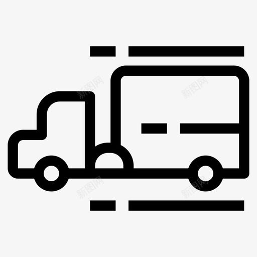 送货购物面包车图标svg_新图网 https://ixintu.com 购物 送货 面包车