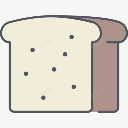 面包食物16彩色图标svg_新图网 https://ixintu.com 彩色 面包 食物16