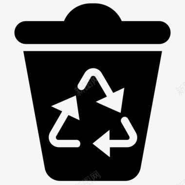 回收站垃圾箱垃圾桶图标图标