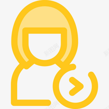 用户用户5黄色图标图标