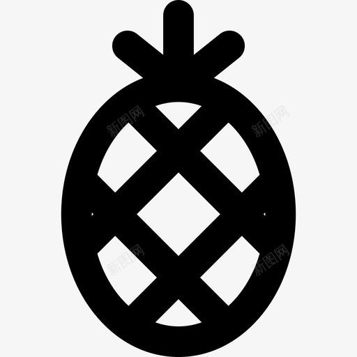 菠萝餐厅直系图标svg_新图网 https://ixintu.com 直系 菠萝 餐厅