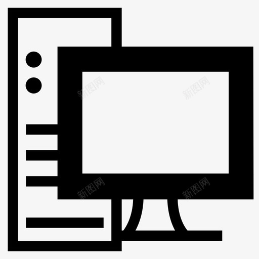 电脑电脑桌电脑维修图标svg_新图网 https://ixintu.com 个人电脑 电脑 电脑图标 电脑桌 电脑维修