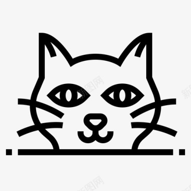 猫动物厄运图标图标