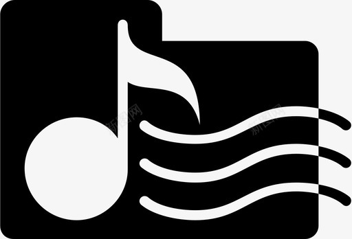 音乐文件夹最喜爱的音乐音乐文件图标svg_新图网 https://ixintu.com 播放列表 最喜爱的音乐 音乐文件 音乐文件夹