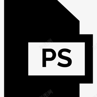 PS文件格式集合已填充图标图标