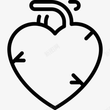 心脏医学2线性图标图标