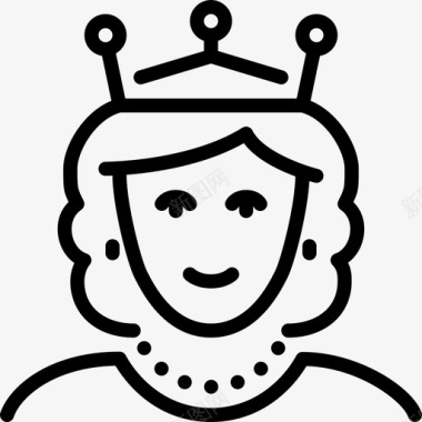 女王皇室成员直系亲属图标图标