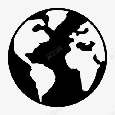 世界地球国际图标图标