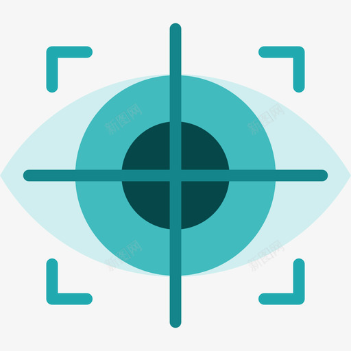 眼球追踪虚拟现实3平面图标svg_新图网 https://ixintu.com 平面 眼球追踪 虚拟现实3