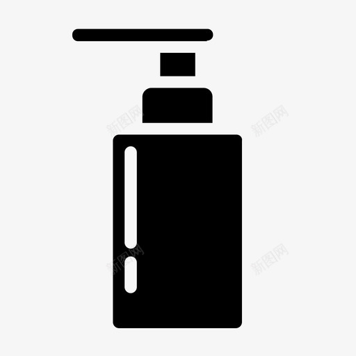 身体护理瓶子乳液图标svg_新图网 https://ixintu.com 乳液 市场标志 洗发水 瓶子 肥皂 身体护理