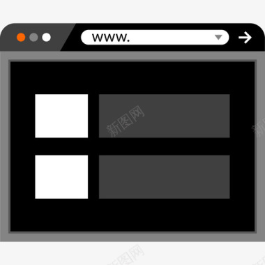 浏览器web浏览器3平面图标图标