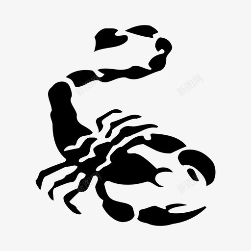 蝎子动物埃及图标svg_新图网 https://ixintu.com 动物 十二生肖 埃及 符号 蝎子