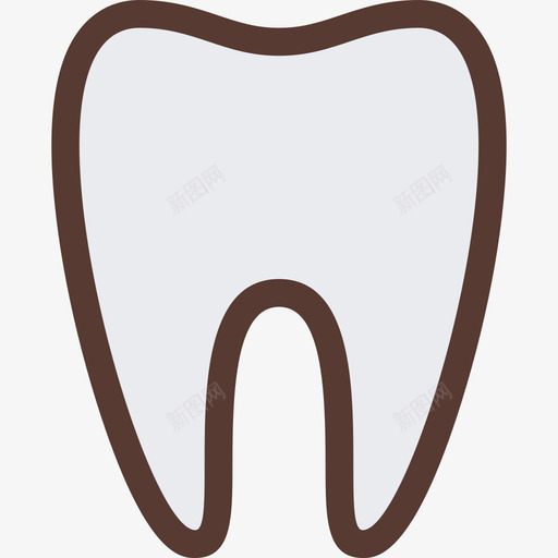 牙齿医学图标颜色svg_新图网 https://ixintu.com 医学图标 牙齿 颜色
