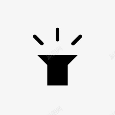 手电筒提灯用户界面图标图标