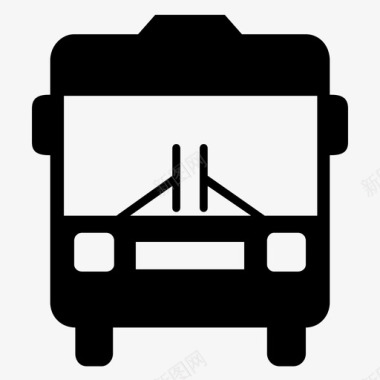 公共汽车城市巴士驾驶图标图标
