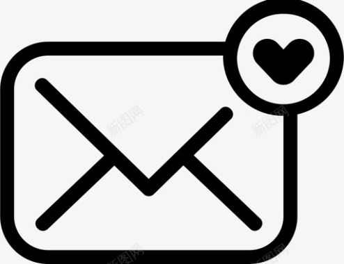 邮件中心通信电子邮件图标图标