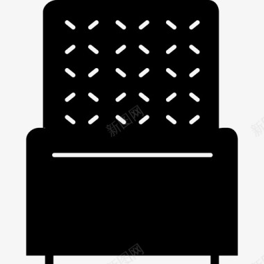 扶手椅家具4实心图标图标