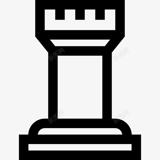 国际象棋财务2直线图标svg_新图网 https://ixintu.com 国际象棋 直线 财务2