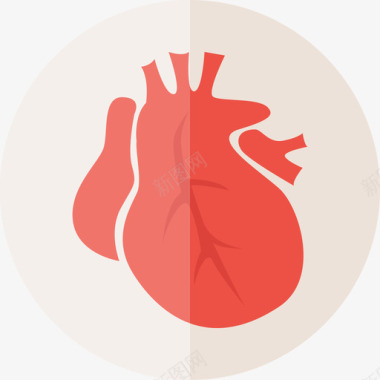 心脏医学人体图标图标