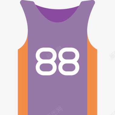 篮球运动衫运动衫平底鞋图标图标